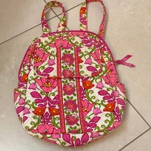 Floral Pink Small Backpack